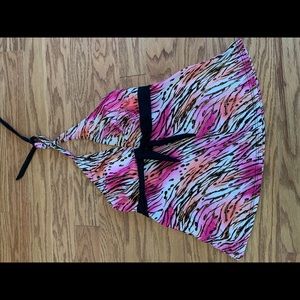 Tankini Top beautiful soft print.